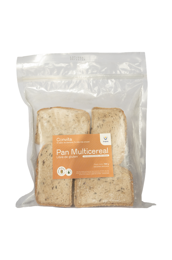 Pan Multicereal con semillas