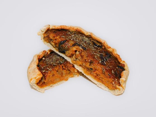 [602] Tarta de Shiitake y Calabaza asada